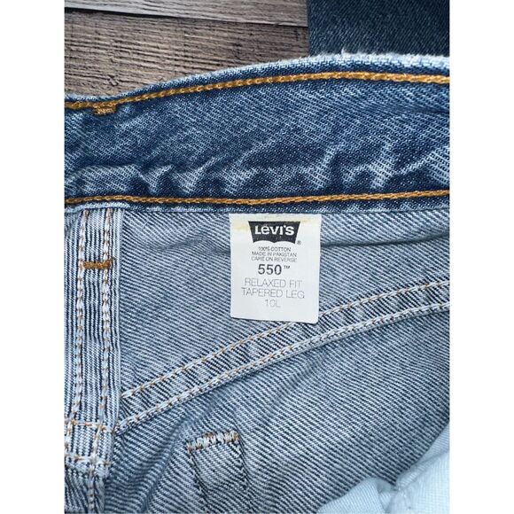 Vintage Levi’s 550 High Rise Red Tab Tapered Leg Relaxed Fit Mom Jeans Size 10L - Picture 6 of 7